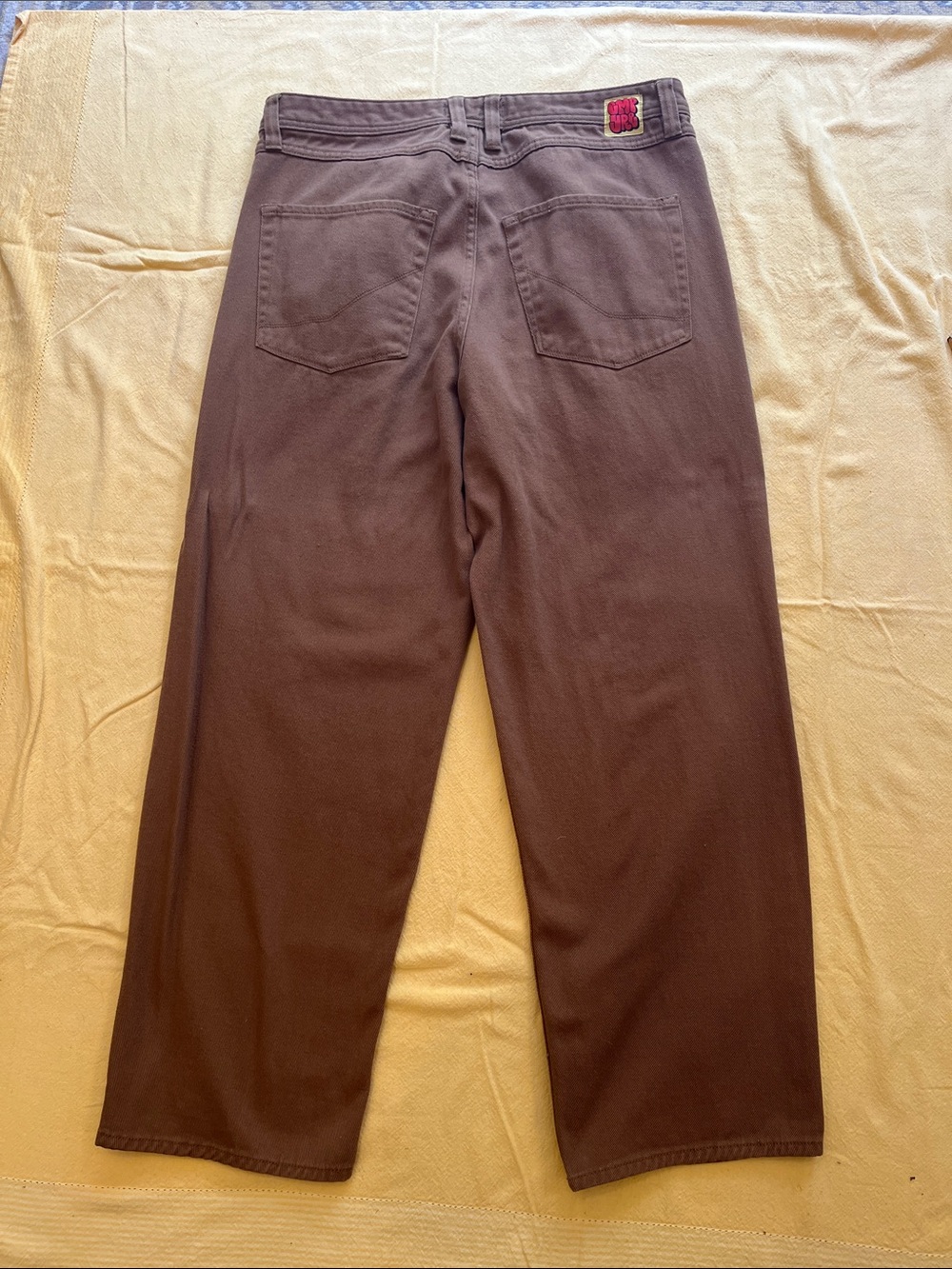 Empyre Brown Skater Pants with Red Logo Tag - Picture 6 of 8
